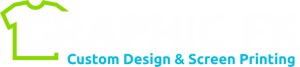Graphic FX Tee logo on dark
